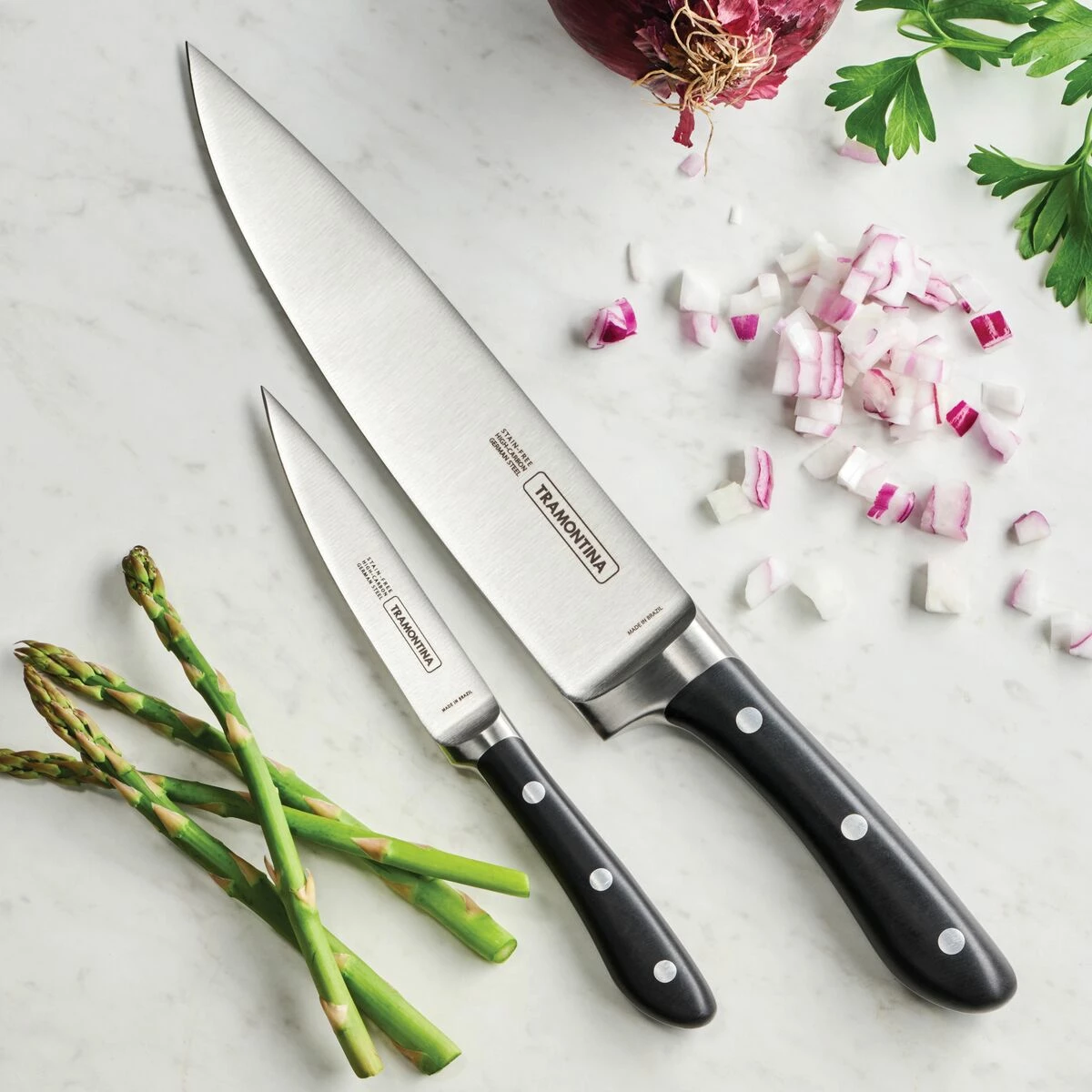 Tramontina 2 Pc Kitchen Knife Set 3 Tramontina 2 Pc Kitchen Knife Set