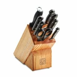 Tramontina Forged 9 Pc Cutlery Set With Hardwood Counter Block 9 Tramontina Forged 9 Pc Cutlery Set With Hardwood Counter Block -TRAMONTINA Sales 80008034IXM001G