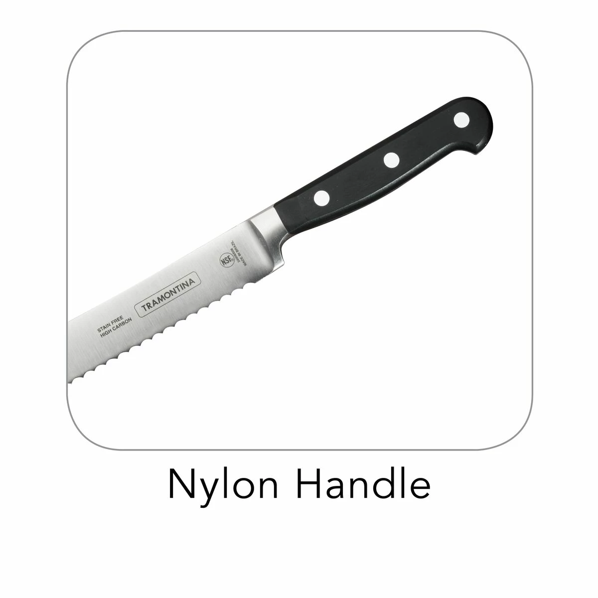 Tramontina Forged 8 In Bread Knife 6 Tramontina Forged 8 In Bread Knife - Image 4