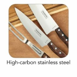 Tramontina Churrasco BBQ 3 Pc Chef Knives And Grill Fork Set 12 Tramontina Churrasco BBQ 3 Pc Chef Knives And Grill Fork Set -TRAMONTINA Sales 80015002IXM004G