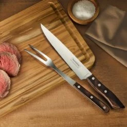 Tramontina Churrasco BBQ 3 Pc Carving And Cutting Board Set