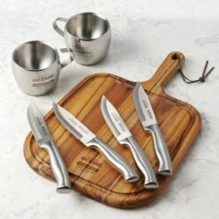 Tramontina 4 Pk - 5 In Steak Knives - Voice Of The Oceans Limited Edition 13 Tramontina 4 Pk - 5 In Steak Knives - Voice Of The Oceans Limited Edition -TRAMONTINA Sales 80015016IXM003G