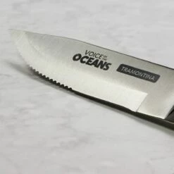 Tramontina 4 Pk - 5 In Steak Knives - Voice Of The Oceans Limited Edition 12 Tramontina 4 Pk - 5 In Steak Knives - Voice Of The Oceans Limited Edition -TRAMONTINA Sales 80015016IXM004G