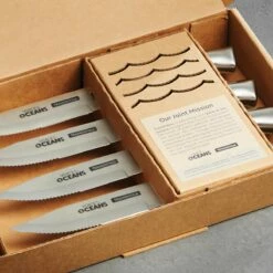 Tramontina 4 Pk - 5 In Steak Knives - Voice Of The Oceans Limited Edition 11 Tramontina 4 Pk - 5 In Steak Knives - Voice Of The Oceans Limited Edition -TRAMONTINA Sales 80015016IXM005G