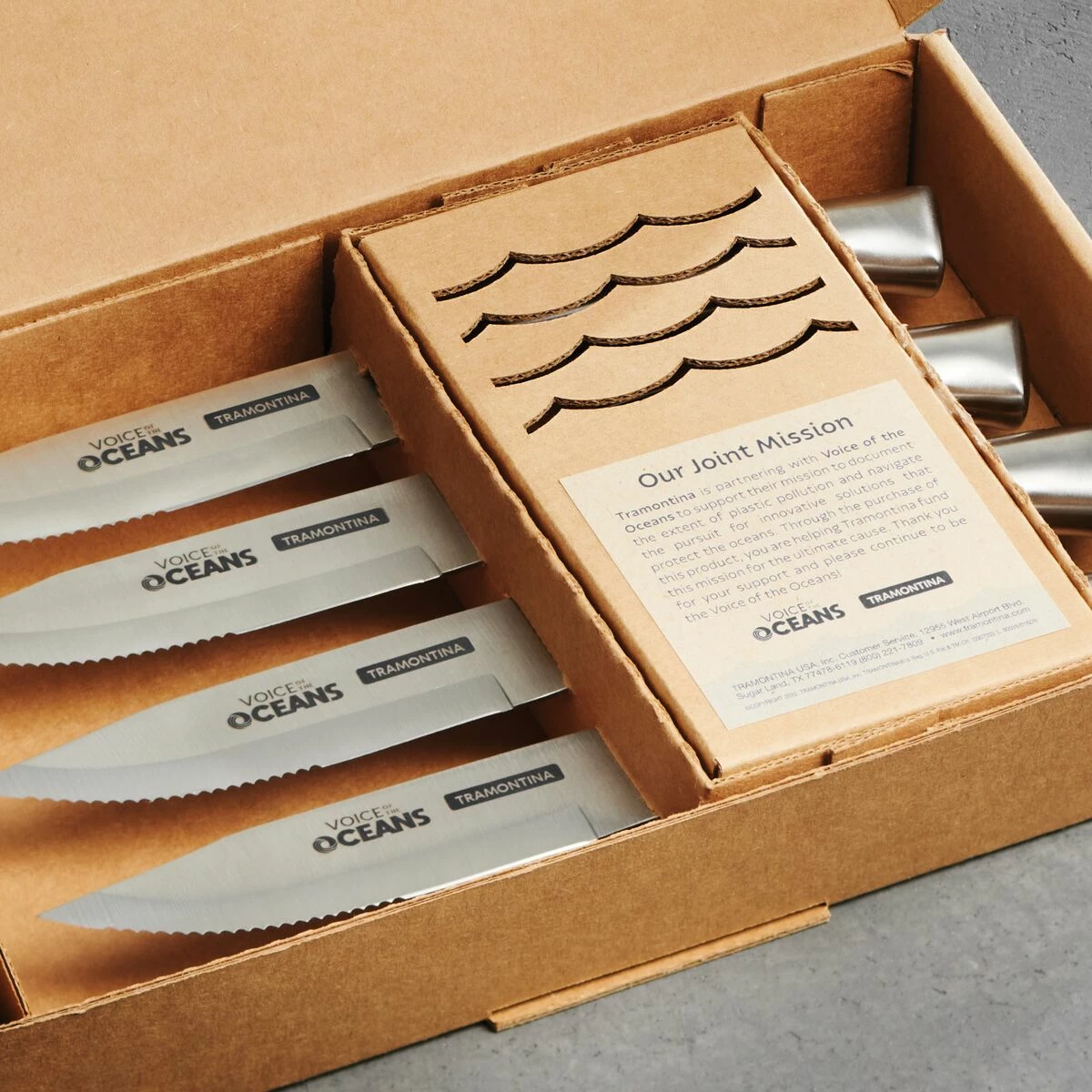 Tramontina 4 Pk - 5 In Steak Knives - Voice Of The Oceans Limited Edition 5 Tramontina 4 Pk - 5 In Steak Knives - Voice Of The Oceans Limited Edition - Image 3