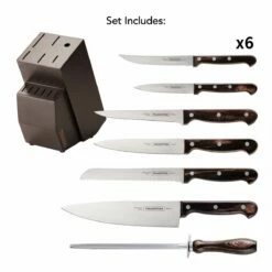 Tramontina 13 Pc Cutlery Block Set 11 Tramontina 13 Pc Cutlery Block Set -TRAMONTINA Sales 80019012IXM003G