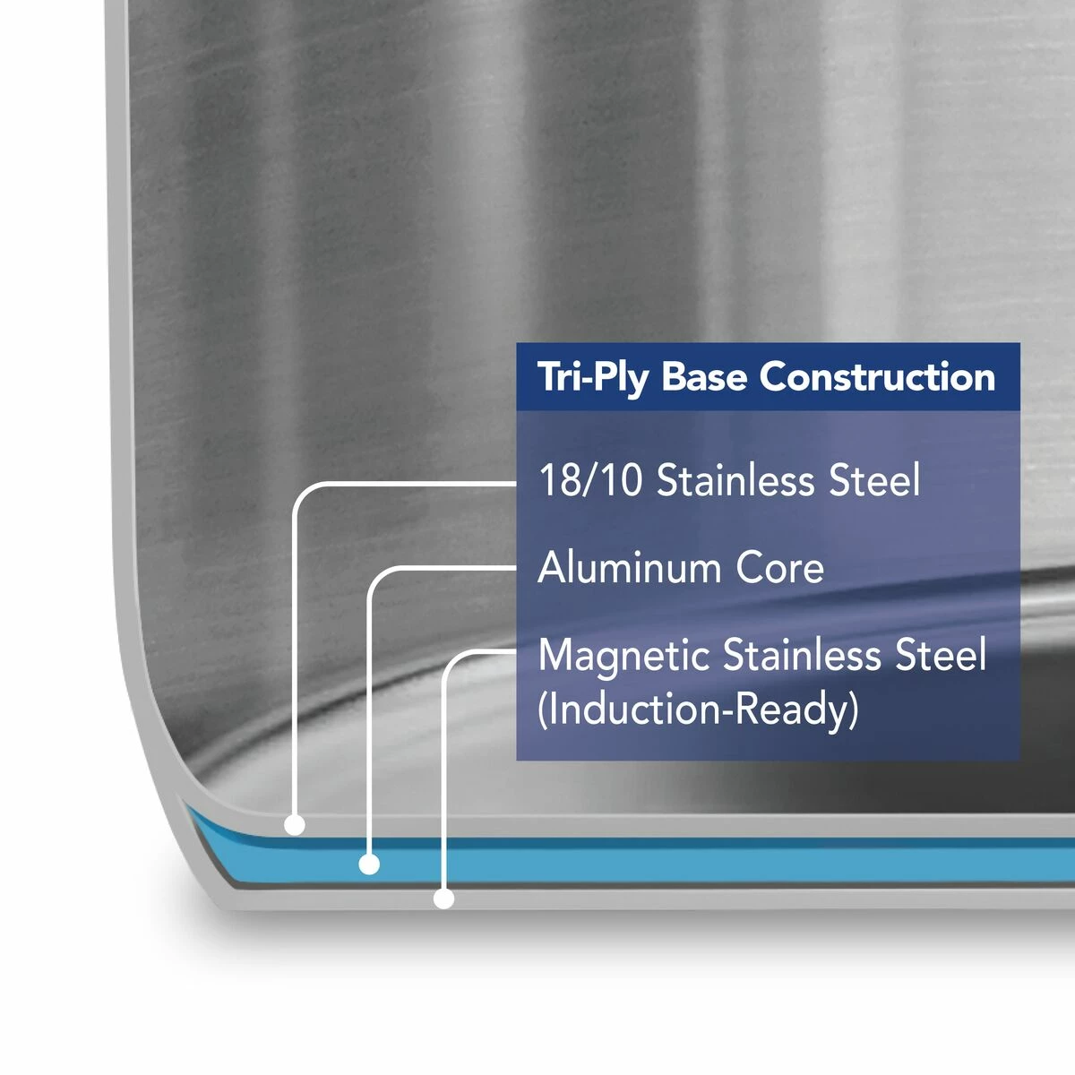 Tramontina 3 Qt Prima Stainless Steel Covered Casserole 10 Tramontina 3 Qt Prima Stainless Steel Covered Casserole - Image 8