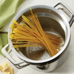 Tramontina Stainless Steel Pasta Insert To Fit Prima 8 Qt Stock Pot (ø24 Cm)