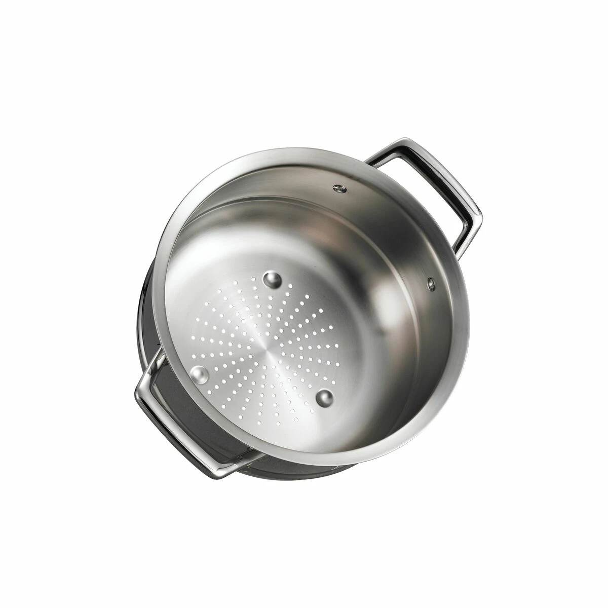 Tramontina Stainless Steel Steamer Insert To Fit Prima 3 Qt Casserole, 5 Qt Dutch Oven And 6 Qt Sauce Pot (ø24 Cm) 7 Tramontina Stainless Steel Steamer Insert To Fit Prima 3 Qt Casserole, 5 Qt Dutch Oven And 6 Qt Sauce Pot (ø24 Cm) - Image 5
