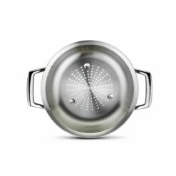 Tramontina Stainless Steel Steamer Insert To Fit Prima 3 Qt Casserole, 5 Qt Dutch Oven And 6 Qt Sauce Pot (ø24 Cm) 10 Tramontina Stainless Steel Steamer Insert To Fit Prima 3 Qt Casserole, 5 Qt Dutch Oven And 6 Qt Sauce Pot (ø24 Cm) -TRAMONTINA Sales 80101018IXM002G