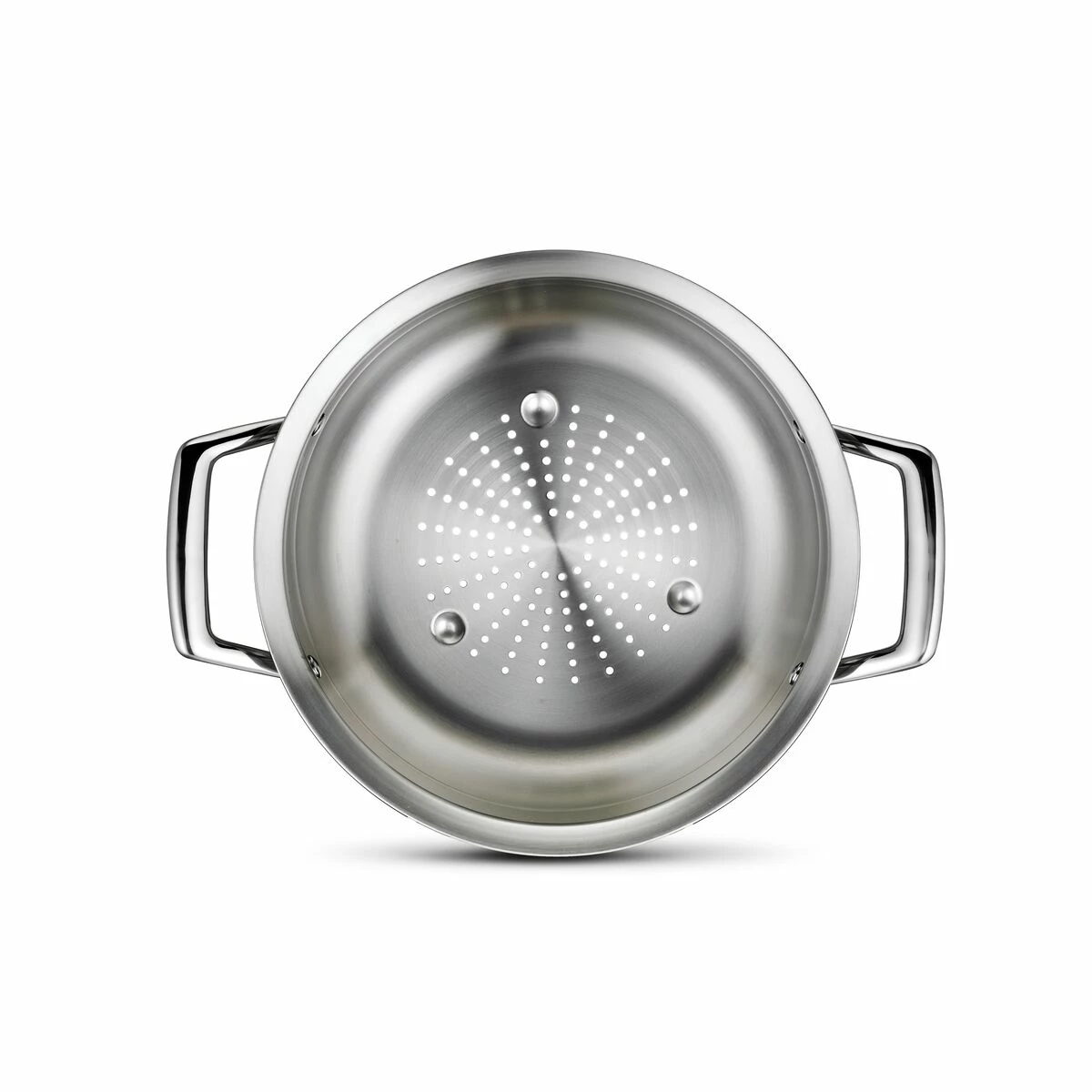 Tramontina Stainless Steel Steamer Insert To Fit Prima 3 Qt Casserole, 5 Qt Dutch Oven And 6 Qt Sauce Pot (ø24 Cm) 6 Tramontina Stainless Steel Steamer Insert To Fit Prima 3 Qt Casserole, 5 Qt Dutch Oven And 6 Qt Sauce Pot (ø24 Cm) - Image 4