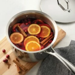 Tramontina 3 Qt Prima Stainless Steel Covered Sauce Pan