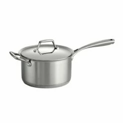 Tramontina 4 Qt Prima Stainless Steel Covered Sauce Pan -TRAMONTINA Sales 80101026IXM001G