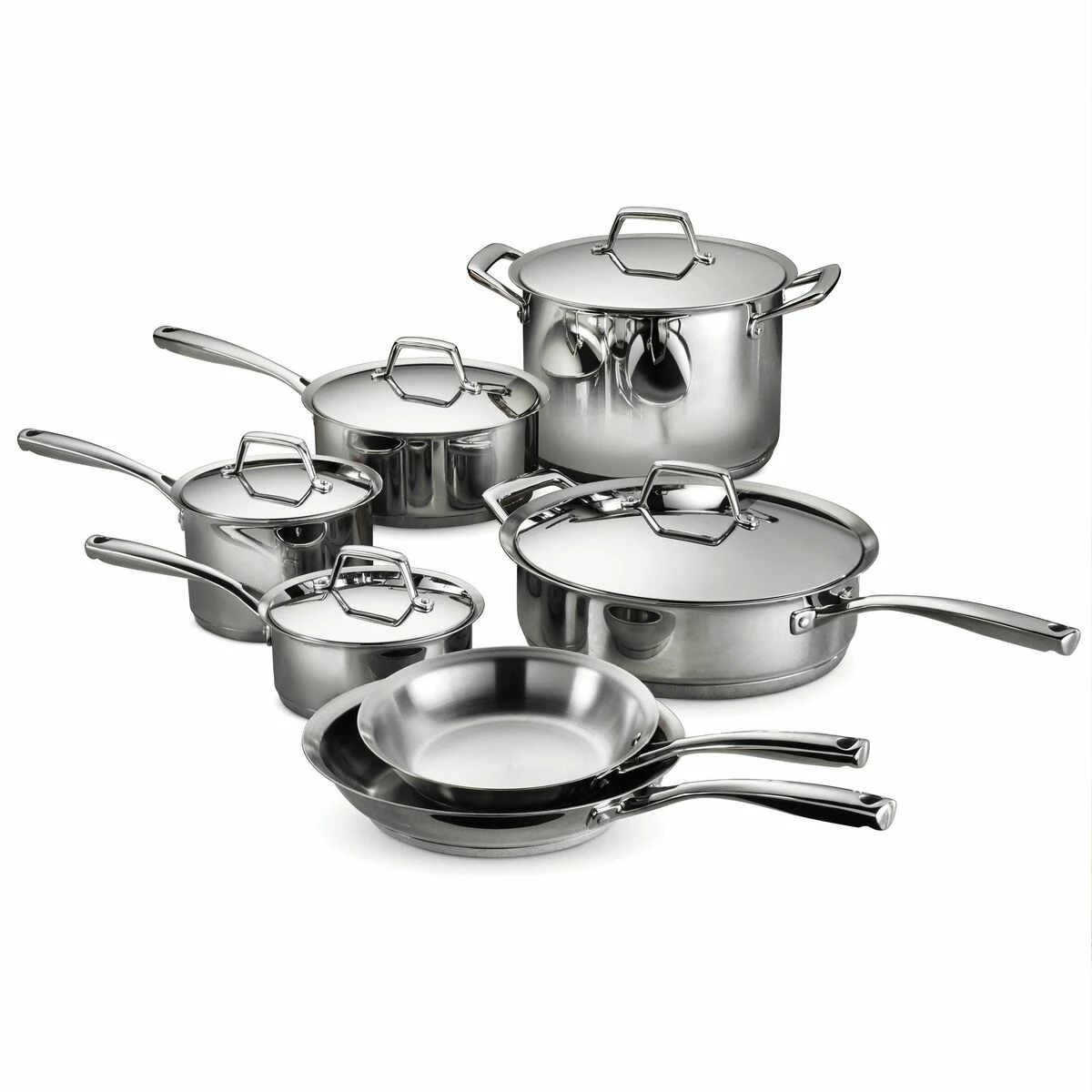 Tramontina Prima 12 Pc Stainless Steel Cookware Set 4 Tramontina Prima 12 Pc Stainless Steel Cookware Set - Image 2