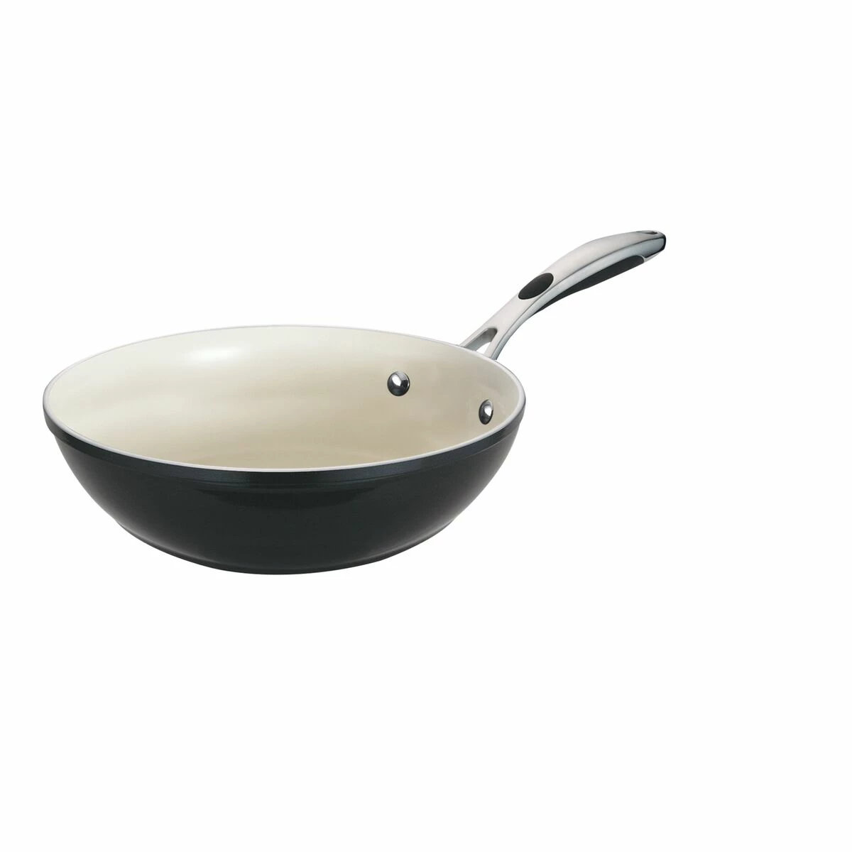 Tramontina 11 In Ceramic Stir-Fry - Black 5 Tramontina 11 In Ceramic Stir-Fry - Black - Image 3