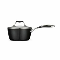 Tramontina 3 Qt Ceramic Covered Sauce Pan - Black -TRAMONTINA Sales 80110025IXM002G