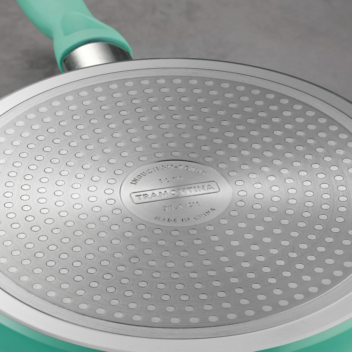 Tramontina 2 Pk 10 In And 12 In Aluminum Saute Pans Teal 6 Tramontina 2 Pk 10 In And 12 In Aluminum Saute Pans Teal - Image 4