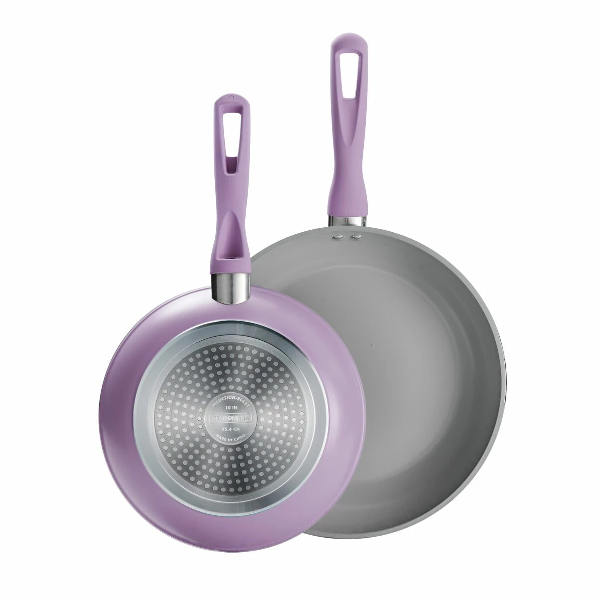 Tramontina 2 Pk 10 In And 12 In Aluminum Saute Pans Purple 4 Tramontina 2 Pk 10 In And 12 In Aluminum Saute Pans Purple - Image 2