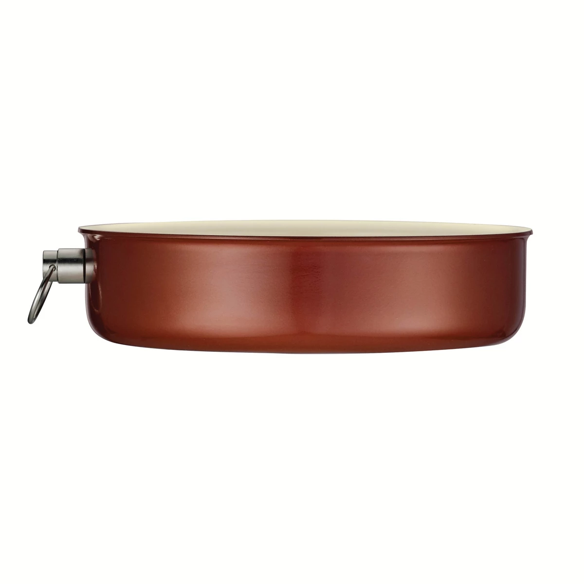 Tramontina 9.5 In Ceramic Round Baking Dish - Metallic Copper 4 Tramontina 9.5 In Ceramic Round Baking Dish - Metallic Copper - Image 2