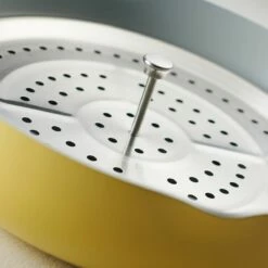 Tramontina All In One Plus Pan, 5 Qt Ceramic Non Stick - Mustard Yellow 23 Tramontina All In One Plus Pan, 5 Qt Ceramic Non Stick - Mustard Yellow -TRAMONTINA Sales 80110082IXM008G