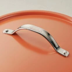 Tramontina All In One Plus Pan, 5 Qt Ceramic Non Stick - Persimmon Orange -TRAMONTINA Sales 80110084IXM005G