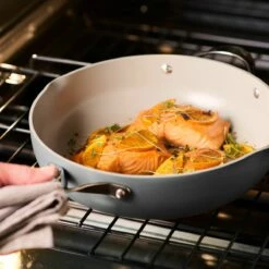 Tramontina All In One Plus Pan, 5 Qt Ceramic Non Stick - Blush Pink -TRAMONTINA Sales 80110086IXM012G