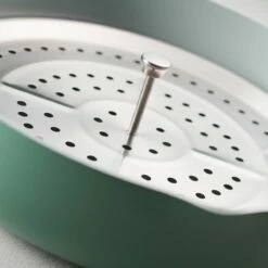 Tramontina All In One Plus Pan, 5 Qt Ceramic Non Stick - Sea Salt Green -TRAMONTINA Sales 80110087IXM008G