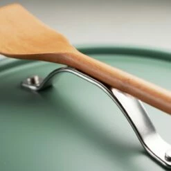 Tramontina All In One Plus Pan, 5 Qt Ceramic Non Stick - Sea Salt Green -TRAMONTINA Sales 80110087IXM009G