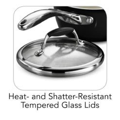 Tramontina 8 Pc Ceramic Cookware Set - Black 12 Tramontina 8 Pc Ceramic Cookware Set - Black -TRAMONTINA Sales 80110200ANM002G