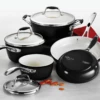 Tramontina 8 Pc Ceramic Cookware Set - Black -TRAMONTINA Sales 80110200RNM001G