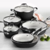 Tramontina 10 Pc Ceramic Cookware Set - Black 1 Tramontina 10 Pc Ceramic Cookware Set - Black -TRAMONTINA Sales 80110525RNM001G