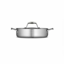 Tramontina 3 Qt Tri-Ply Clad Stainless Steel Covered Braiser 14 Tramontina 3 Qt Tri-Ply Clad Stainless Steel Covered Braiser -TRAMONTINA Sales 80116009IXM002G