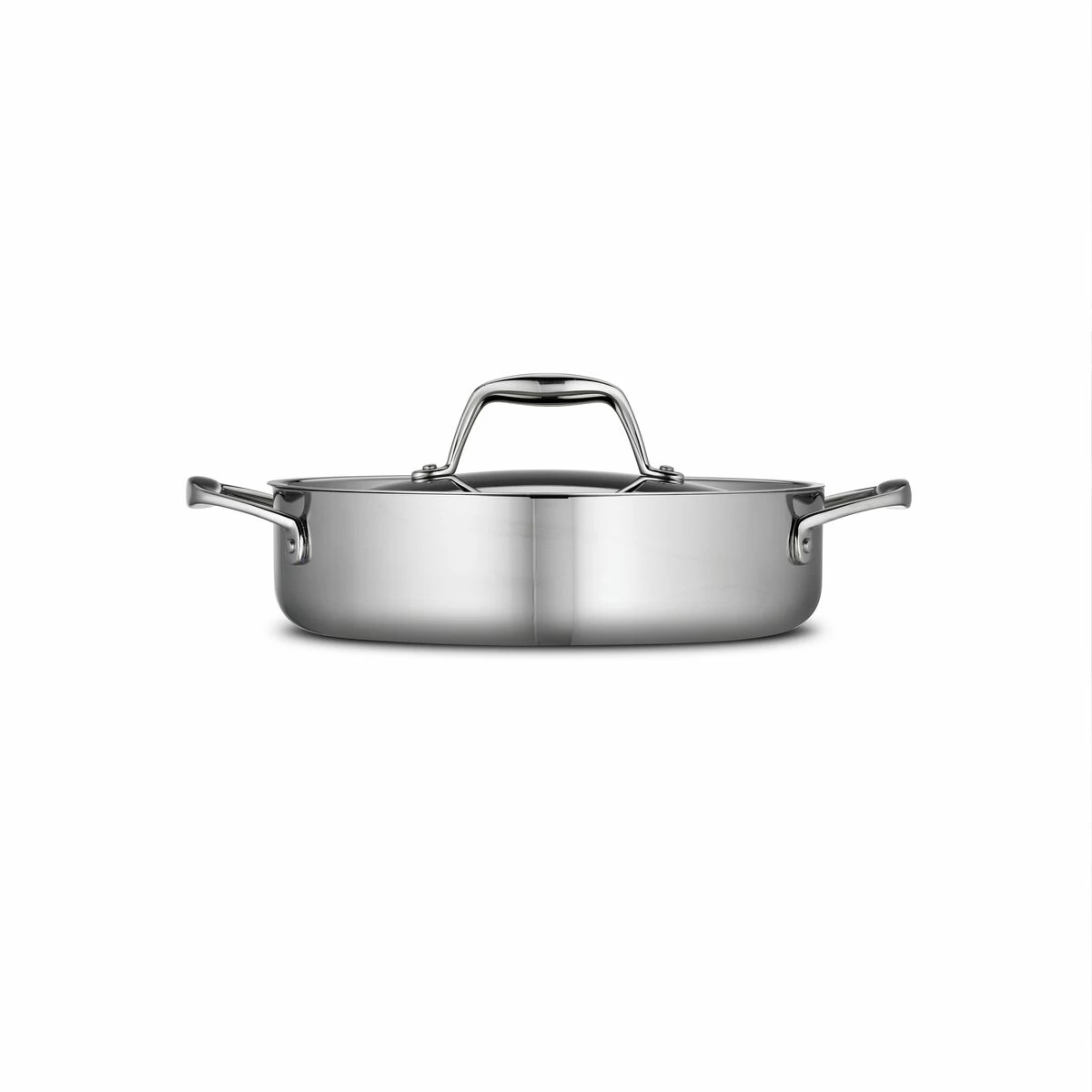 Tramontina 3 Qt Tri-Ply Clad Stainless Steel Covered Braiser 7 Tramontina 3 Qt Tri-Ply Clad Stainless Steel Covered Braiser - Image 5