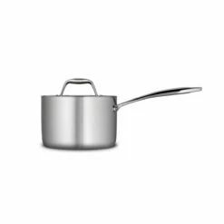 Tramontina 2 Qt Tri-Ply Clad Stainless Steel Covered Sauce Pan 14 Tramontina 2 Qt Tri-Ply Clad Stainless Steel Covered Sauce Pan -TRAMONTINA Sales 80116022IXM002G