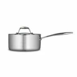 Tramontina 3 Qt Tri-Ply Clad Stainless Steel Covered Sauce Pan 14 Tramontina 3 Qt Tri-Ply Clad Stainless Steel Covered Sauce Pan -TRAMONTINA Sales 80116023IXM002G