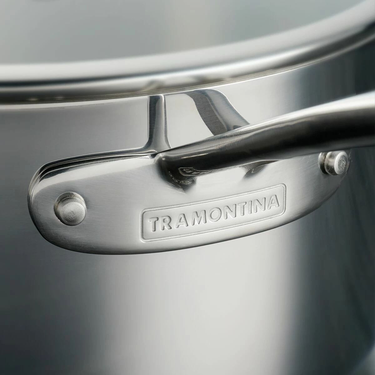 Tramontina Tri-Ply Clad 2 Qt Covered Stainless Steel Covered Sauce Pan - Glass Lid 8 Tramontina Tri-Ply Clad 2 Qt Covered Stainless Steel Covered Sauce Pan - Glass Lid - Image 6