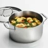 Tramontina 6 Qt Tri-Ply Clad Stainless Steel Covered Sauce Pot 1 Tramontina 6 Qt Tri-Ply Clad Stainless Steel Covered Sauce Pot -TRAMONTINA Sales 80116040PRM001G