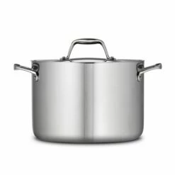 Tramontina 8 Qt Tri-Ply Clad Stainless Steel Covered Stock Pot 14 Tramontina 8 Qt Tri-Ply Clad Stainless Steel Covered Stock Pot -TRAMONTINA Sales 80116041IXM002G