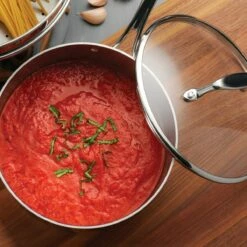 Tramontina Tri-Ply Clad 8 Pc Stainless Steel Cookware Set With Glass Lids 30 Tramontina Tri-Ply Clad 8 Pc Stainless Steel Cookware Set With Glass Lids -TRAMONTINA Sales 80116053IXM002G