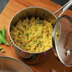 Tramontina Tri-Ply Clad 10 Pc Stainless Steel Cookware Set With Glass Lids -TRAMONTINA Sales 80116054IXM004G