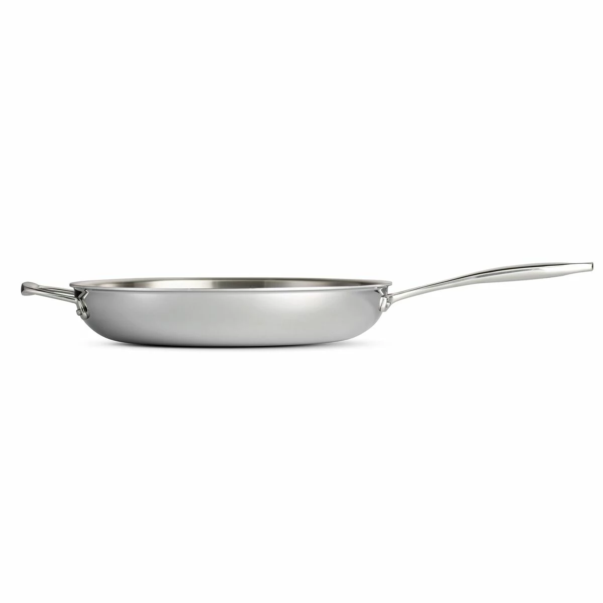 Tramontina 12 In Tri-Ply Clad Stainless Steel Fry Pan W/Helper Handle 6 Tramontina 12 In Tri-Ply Clad Stainless Steel Fry Pan W/Helper Handle - Image 4