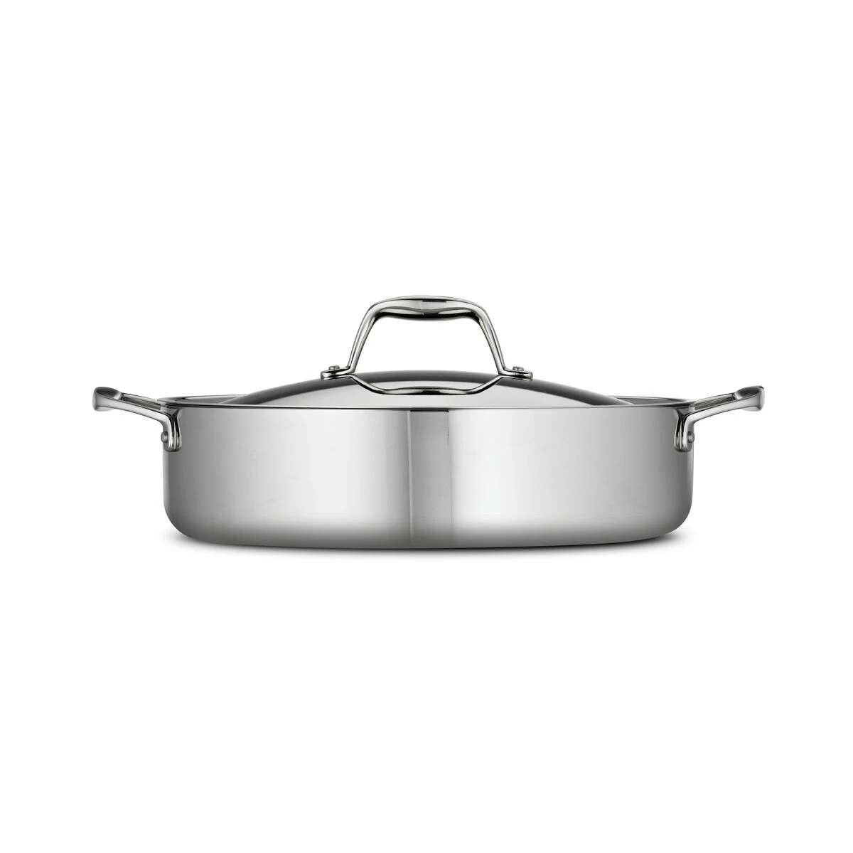 Tramontina 6 Qt Tri-Ply Clad Stainless Steel Covered Braiser 6 Tramontina 6 Qt Tri-Ply Clad Stainless Steel Covered Braiser - Image 4