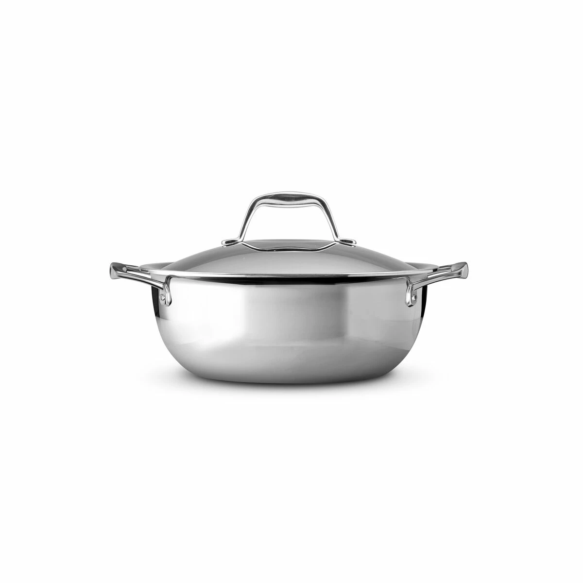 Tramontina 4 Qt Tri-Ply Clad Stainless Steel Covered Universal Pan 7 Tramontina 4 Qt Tri-Ply Clad Stainless Steel Covered Universal Pan - Image 5