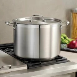 Tramontina 16 Qt Stainless Steel Covered Stock Pot -TRAMONTINA Sales 80120001IXM001G