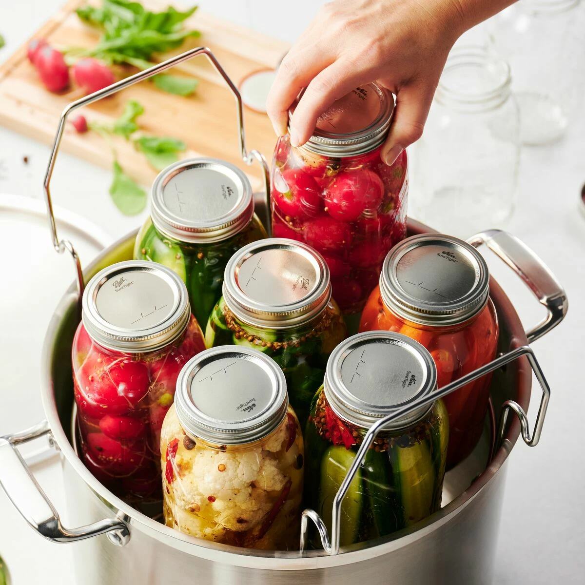 Tramontina 22 Qt Stainless Steel Canning Stock Pot With Rack 4 Tramontina 22 Qt Stainless Steel Canning Stock Pot With Rack - Image 2