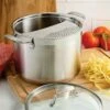 Tramontina 3 Pc - 6 Qt Stainless Steel Pasta Cooker 1 Tramontina 3 Pc - 6 Qt Stainless Steel Pasta Cooker -TRAMONTINA Sales 80120200PRM001G