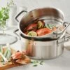 Tramontina 5 Qt Stainless Steel Steamer Set 1 Tramontina 5 Qt Stainless Steel Steamer Set -TRAMONTINA Sales 80120523PRM001G