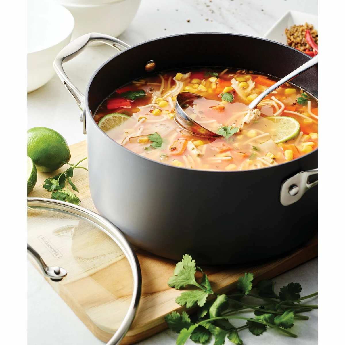 Tramontina Hard Anodized 10 Pc Cookware Set 8 Tramontina Hard Anodized 10 Pc Cookware Set - Image 6