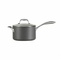 Tramontina 4 Qt Hard Anodized Covered Sauce Pan -TRAMONTINA Sales 80123075IXM002G