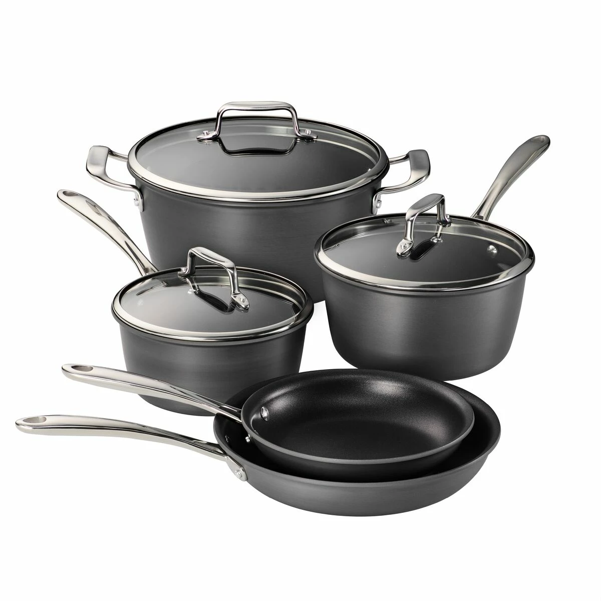 Tramontina Gourmet 8 Pc Hard Anodized Aluminum Nonstick Cookware Set 4 Tramontina Gourmet 8 Pc Hard Anodized Aluminum Nonstick Cookware Set - Image 2